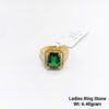 92% Gold Ladies Ring Stone