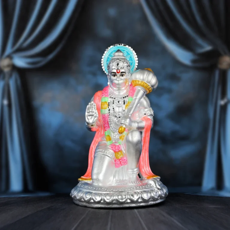 Pure Silver Hanuman Idol