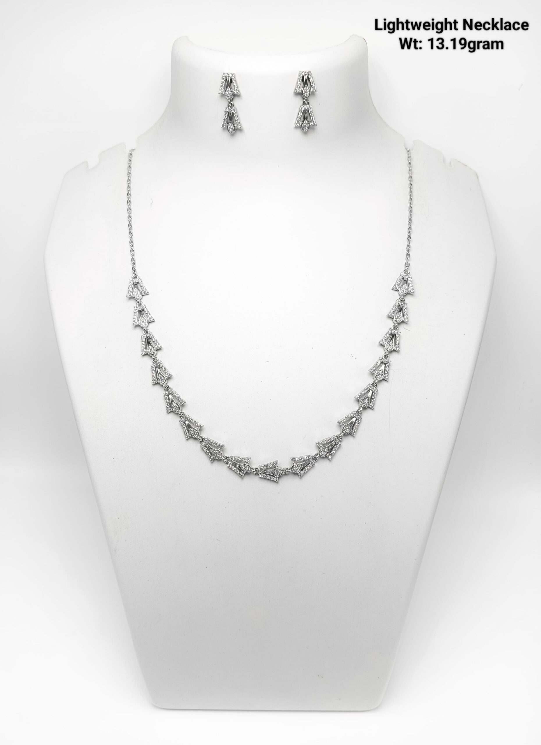 92.5 New Design Silver Lightweight Necklace