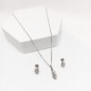 92.5 New Design Silver Chain Pendant Set