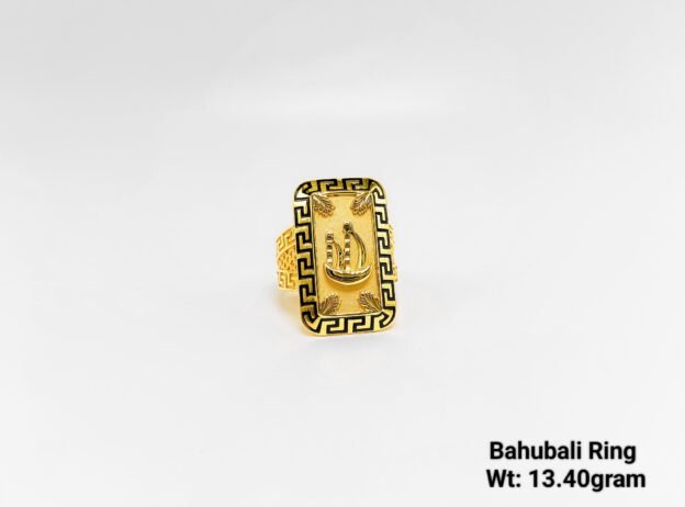 Ring Behuli 22KT New Design Gold Bahubali Ring - Sunbera India