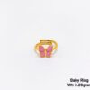 22KT New Design Gold Baby Ring