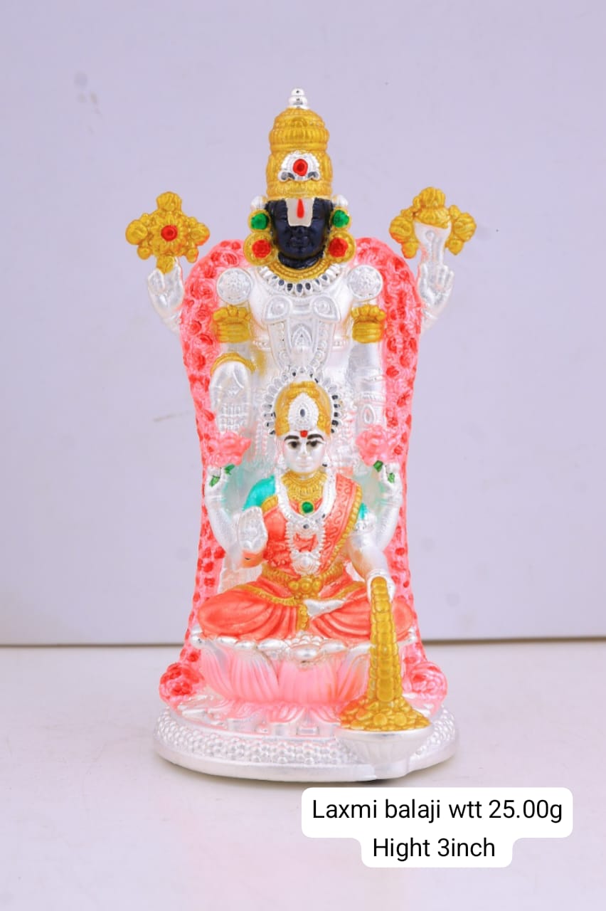 999 New Design Silver Laxmi Balaji Idols