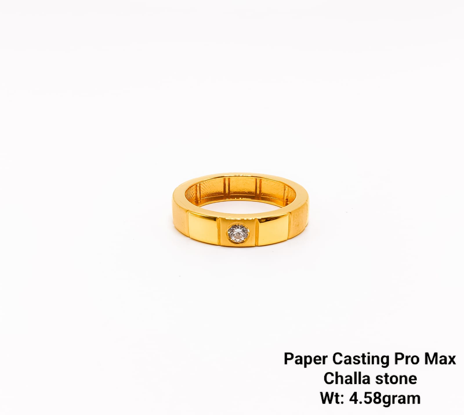 22KT New Design Gold Paper Casting Pro Max Challa Stone