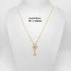 22KT New Design Gold Lariat Stone