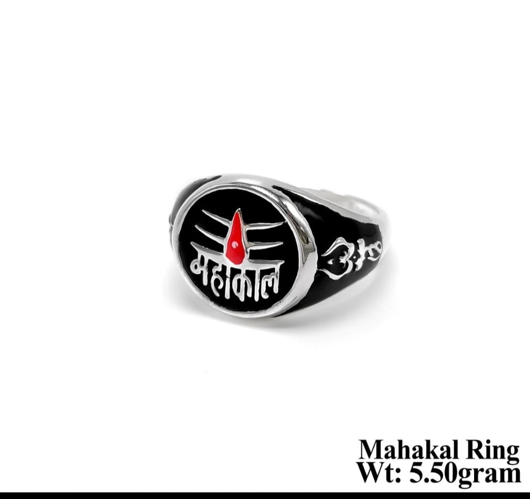 92.5 New Design Silver Mahakal Ring