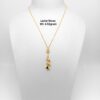 22KT New Design Gold Lariat Stone
