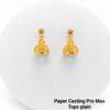 22KT New Design Gold Paper Casting Pro Max Tops Plain